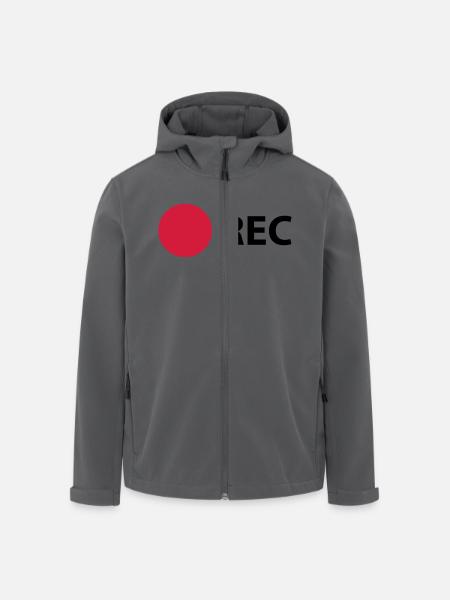 RECORD - Men’s Recycled Softshell Jacket by Stanley/Stella - black