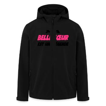 Ma belle-soeur est une légende - Veste softshell homme en polyester recyclé Stanley/Stella - noir - Devant - AI Model Male 185 light (185cm)