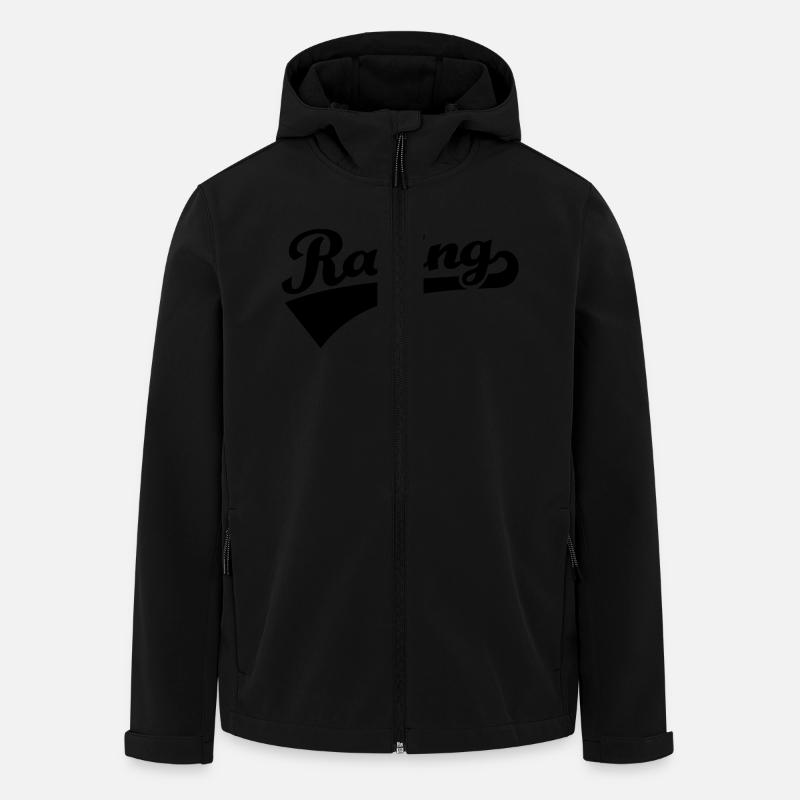 Racing - Veste softshell homme en polyester recyclé Stanley/Stella - noir