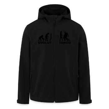 Tango - Recycelte Männer Softshell-Jacke von Stanley/Stella - Schwarz - Vorne - AI Model Male 185 light (185cm)