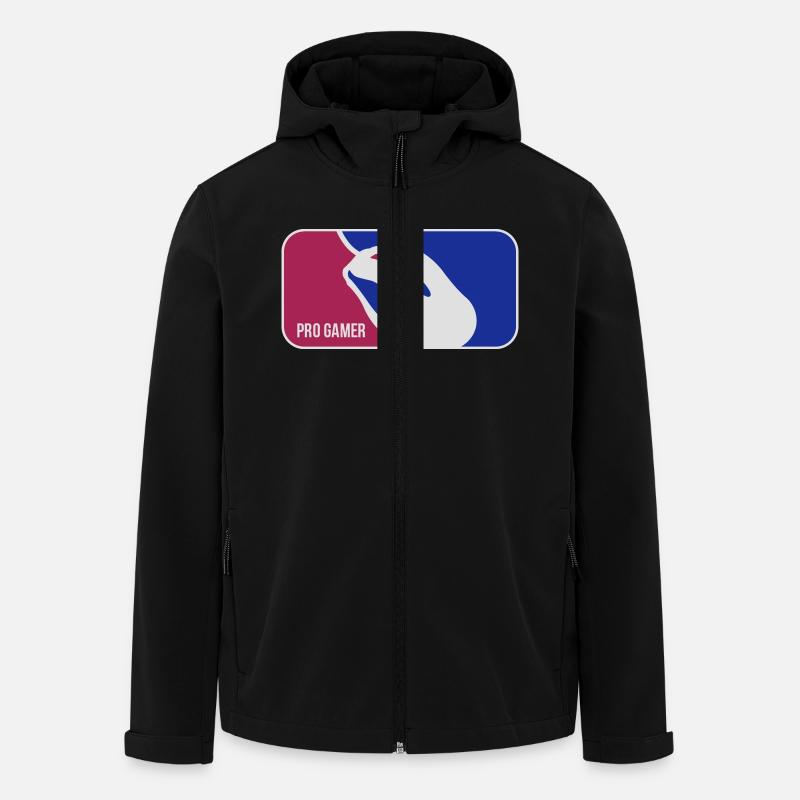 pro gamer - Recycelte Männer Softshell-Jacke von Stanley/Stella - Schwarz