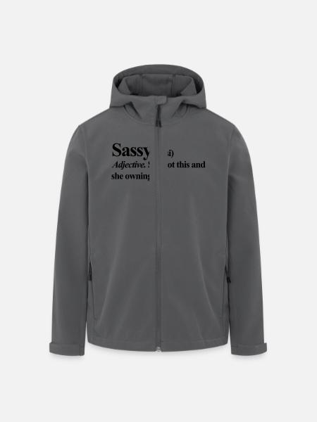 Sassy verb - Men’s Recycled Softshell Jacket by Stanley/Stella - black