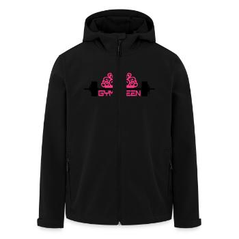 woman gym queen princess crown queen muscle strong - Men’s Recycled Softshell Jacket by Stanley/Stella - black - Front - AI Model Male 185 light (185cm)