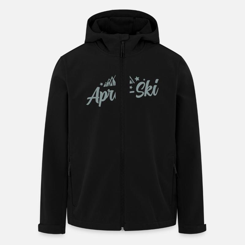 apres ski - Recycelte Männer Softshell-Jacke von Stanley/Stella - Schwarz