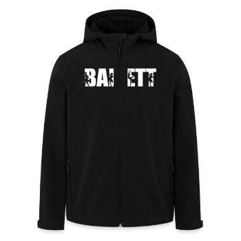 ballett - Recycelte Männer Softshell-Jacke von Stanley/Stella - Schwarz - Vorne - AI Model Male 185 light (185cm)