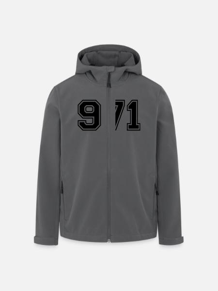 971 - Veste softshell homme en polyester recyclé Stanley/Stella - noir