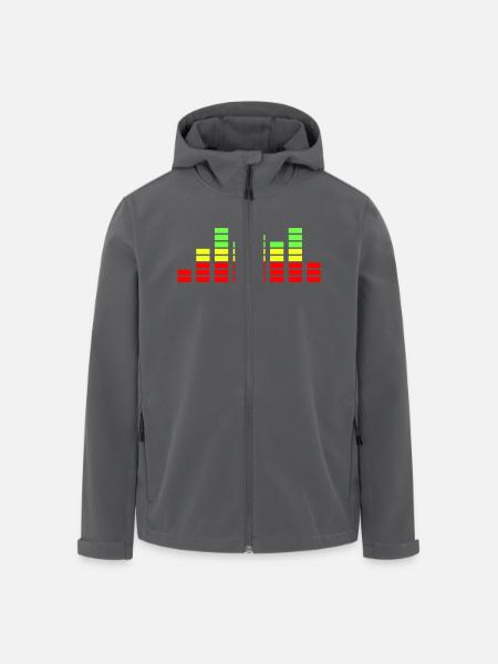 equalizer - Recycelte Männer Softshell-Jacke von Stanley/Stella - Schwarz