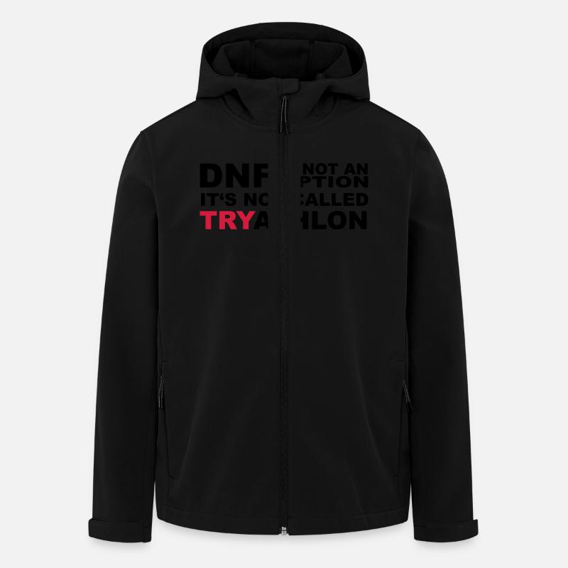 TRYATHLON - Recycelte Männer Softshell-Jacke von Stanley/Stella - Schwarz