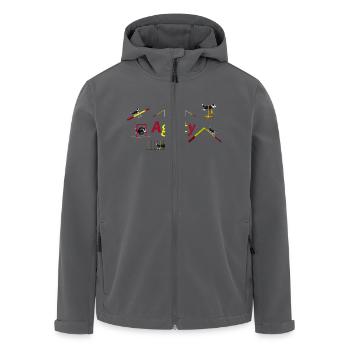 Agility Geräte mit Titel.png - Recycelte Männer Softshell-Jacke von Stanley/Stella - Schwarz - Vorne - AI Model Male 185 light (185cm)