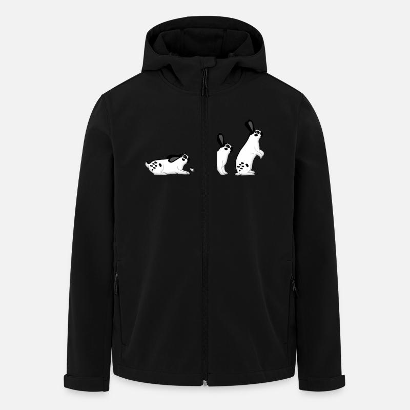 Pinto géant est assis - Veste softshell homme en polyester recyclé Stanley/Stella - noir