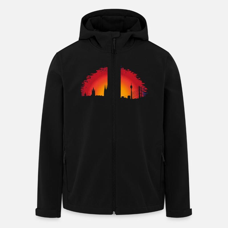 Köln - Men’s Recycled Softshell Jacket by Stanley/Stella - black