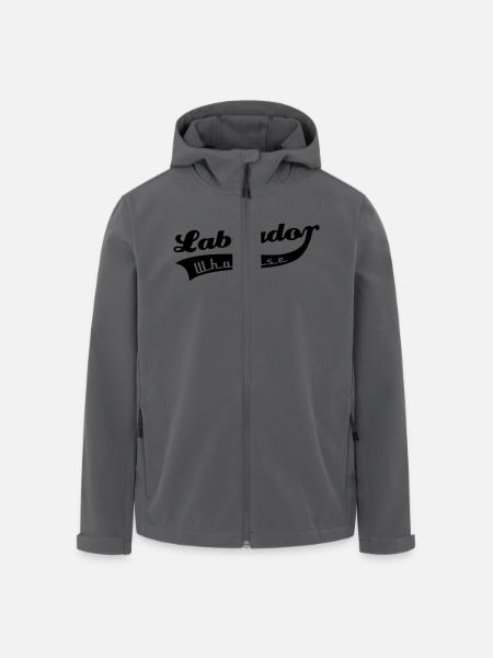 Labrador - Recycelte Männer Softshell-Jacke von Stanley/Stella - Schwarz