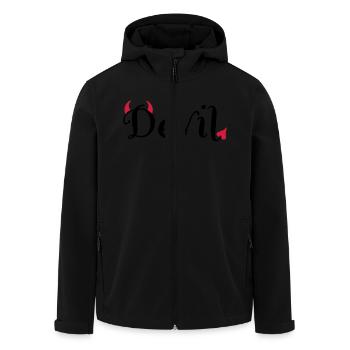 6061912 118998807 Devil - Veste softshell homme en polyester recyclé Stanley/Stella - noir - Devant - AI Model Male 185 light (185cm)