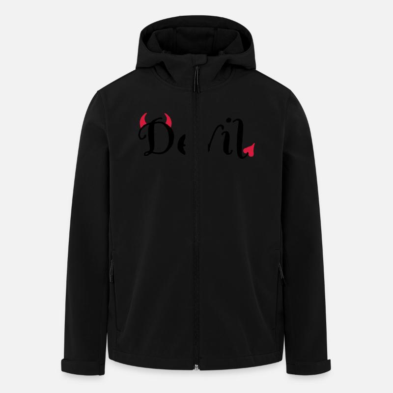 6061912 118998807 Devil - Recycelte Männer Softshell-Jacke von Stanley/Stella - Schwarz