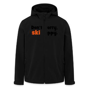 2541614 15427735 ski - Veste softshell homme en polyester recyclé Stanley/Stella - noir - Devant - AI Model Male 185 light (185cm)
