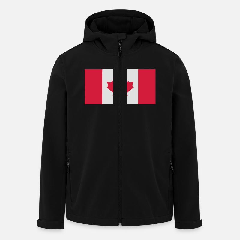 canada - Men’s Recycled Softshell Jacket by Stanley/Stella - black