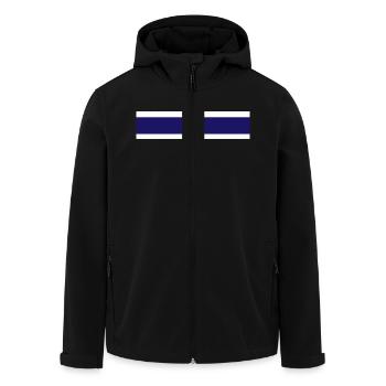 Norwegen Flagge - Recycelte Männer Softshell-Jacke von Stanley/Stella - Schwarz - Vorne - AI Model Male 185 light (185cm)
