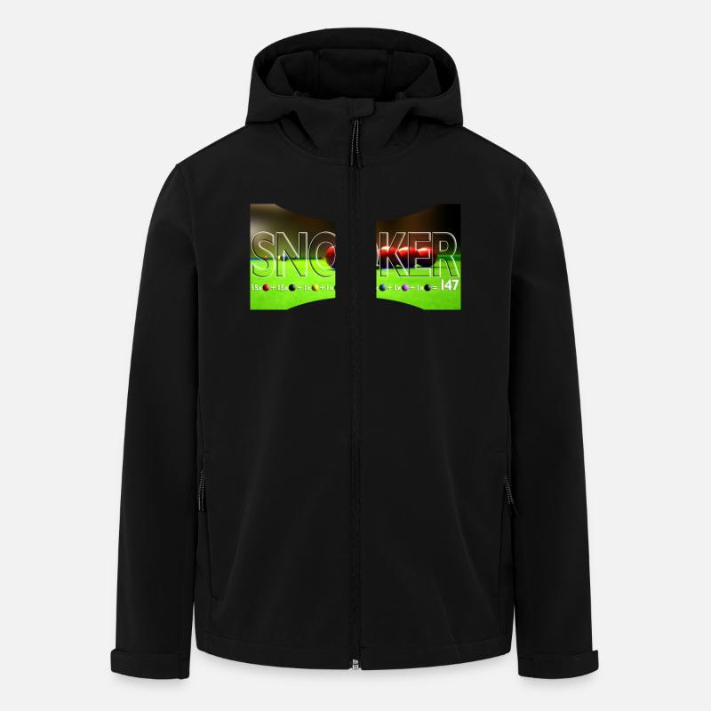 SNOOKER - maximum break - Men’s Recycled Softshell Jacket by Stanley/Stella - black