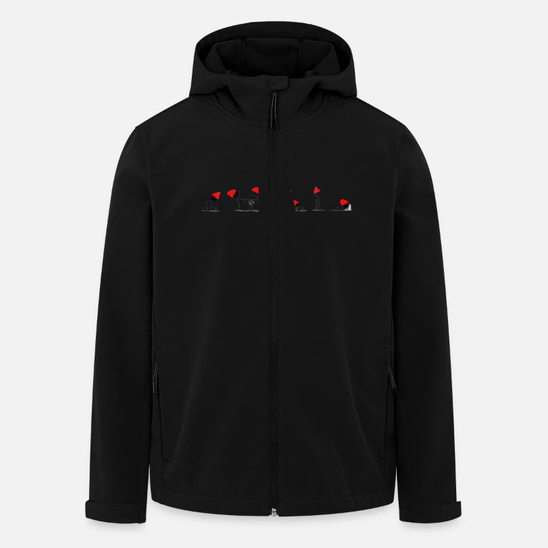 7 Zwerge - Recycelte Männer Softshell-Jacke von Stanley/Stella - Schwarz