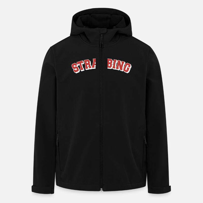 Straubing College - Recycelte Männer Softshell-Jacke von Stanley/Stella - Schwarz