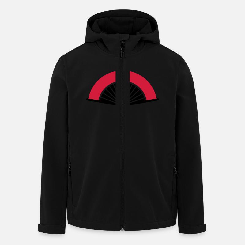 Fan - Men’s Recycled Softshell Jacket by Stanley/Stella - black