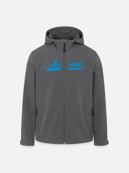 Awesome Since (MM.DD.YYYY) - Veste softshell homme en polyester recyclé Stanley/Stella - noir