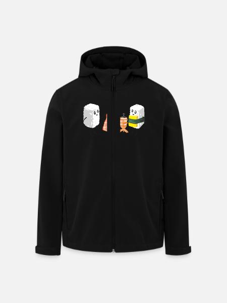 Sushi Shopping - Recycelte Männer Softshell-Jacke von Stanley/Stella - Schwarz