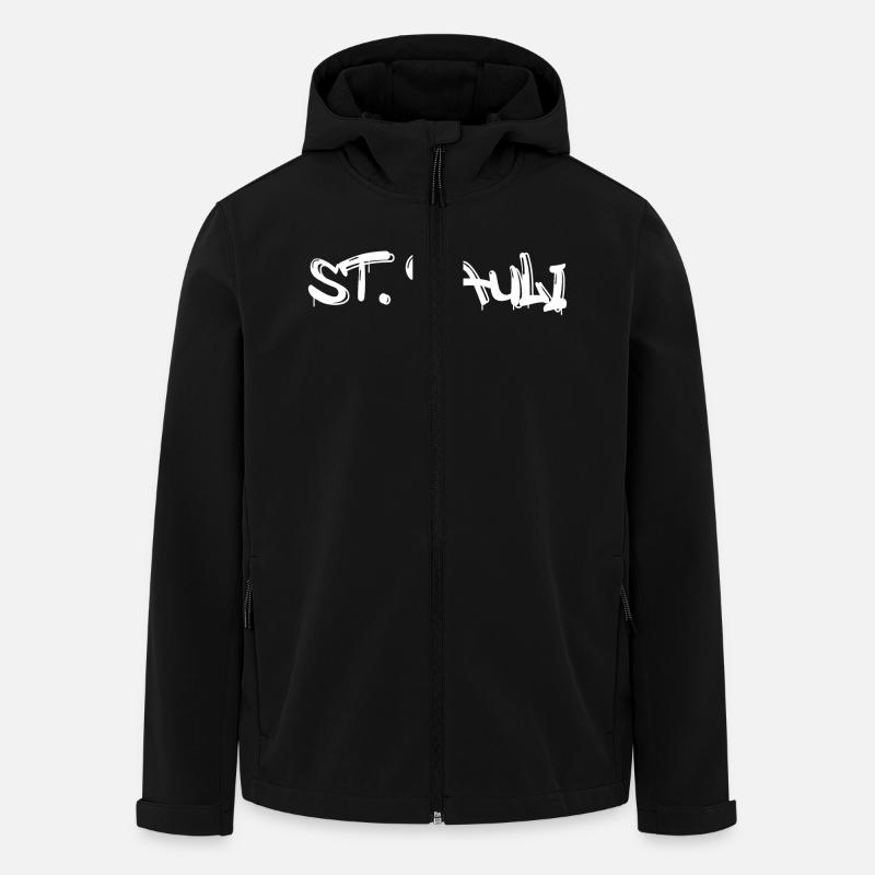 St. Pauli Hambourg - Veste softshell homme en polyester recyclé Stanley/Stella - noir
