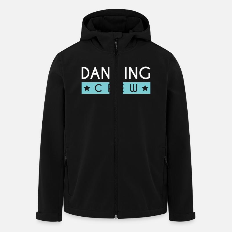 Dancing Crew - Recycelte Männer Softshell-Jacke von Stanley/Stella - Schwarz