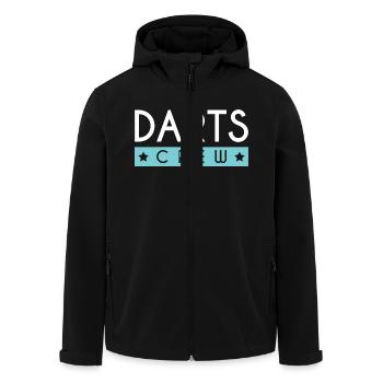 Darts Crew - Recycelte Männer Softshell-Jacke von Stanley/Stella - Schwarz - Vorne - AI Model Male 185 light (185cm)