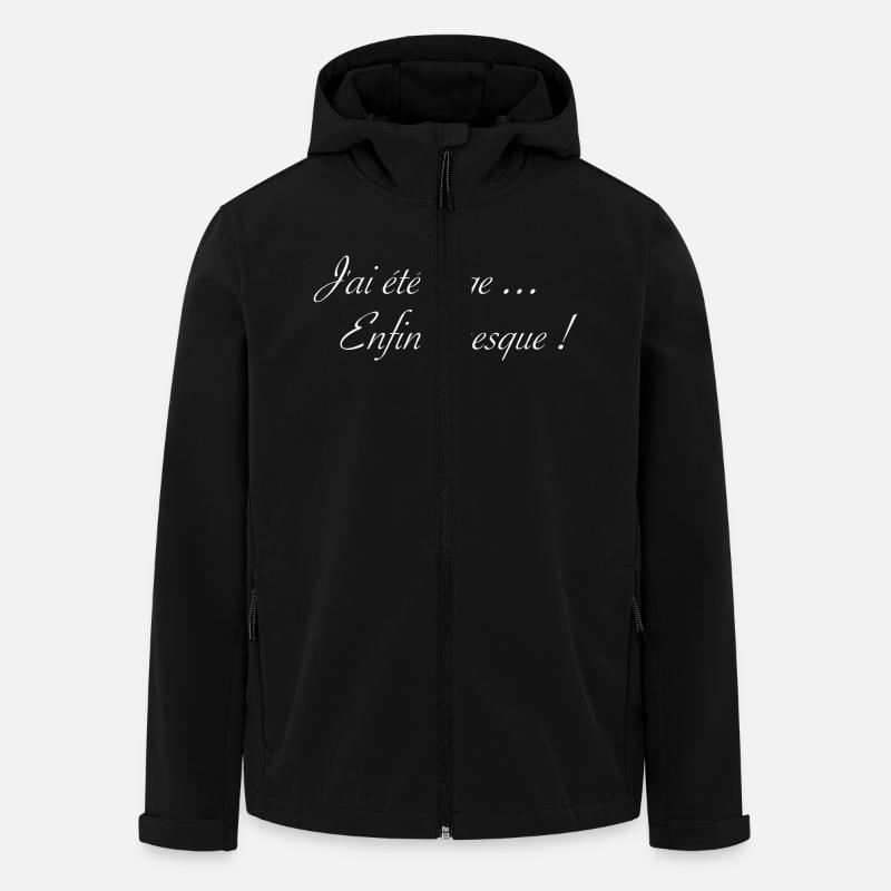 J'ai été sage - Veste softshell homme en polyester recyclé Stanley/Stella - noir