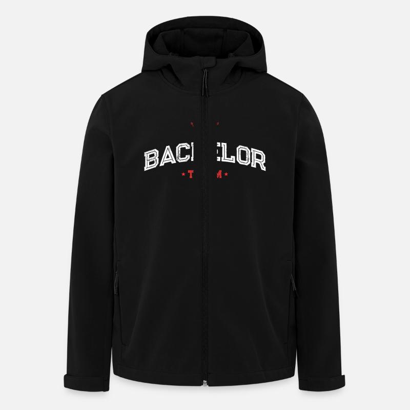 Équipe Bachelor - Veste softshell homme en polyester recyclé Stanley/Stella - noir