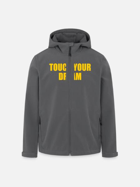touch your dream - Men’s Recycled Softshell Jacket by Stanley/Stella - black