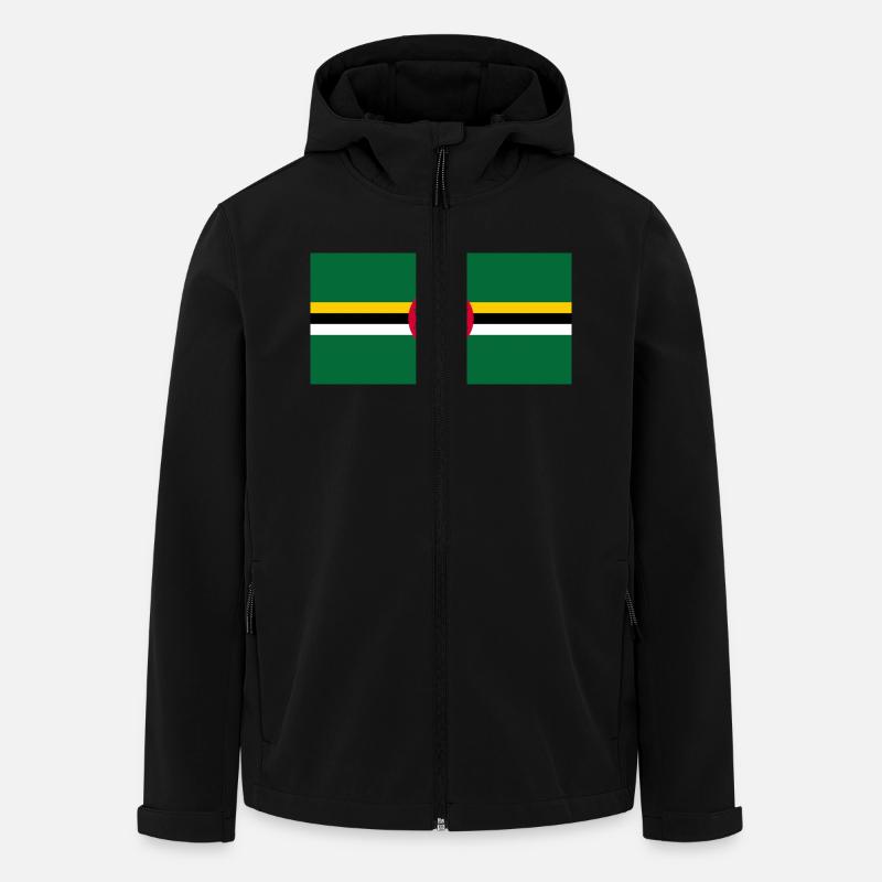 Dominica - Recycelte Männer Softshell-Jacke von Stanley/Stella - Schwarz