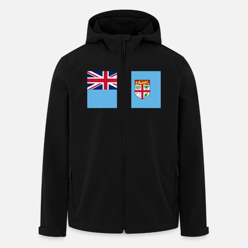 Fidji - Veste softshell homme en polyester recyclé Stanley/Stella - noir