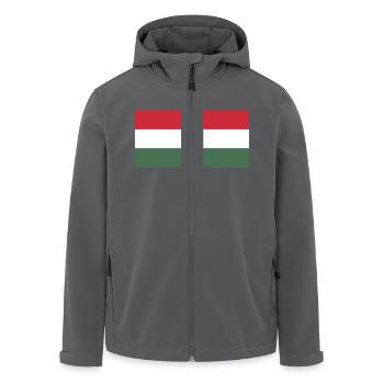 Hongrie - Veste softshell homme en polyester recyclé Stanley/Stella - noir - Devant - AI Model Male 185 light (185cm)