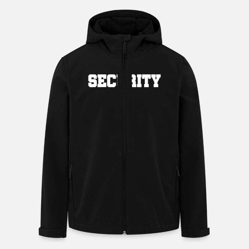 Security - Security Service - Guarding - Protection - Men’s Recycled Softshell Jacket by Stanley/Stella - black