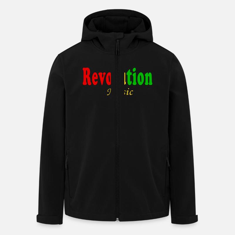 Musik der Revolution - Recycelte Männer Softshell-Jacke von Stanley/Stella - Schwarz