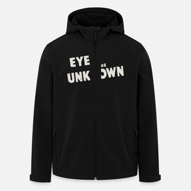 LES YEUX DE L’INCONNU - Veste softshell homme en polyester recyclé Stanley/Stella - noir