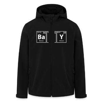 Baby Shirt - Men’s Recycled Softshell Jacket by Stanley/Stella - black - Front - AI Model Male 185 light (185cm)