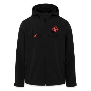 ladybug Marienkäfer - Recycelte Männer Softshell-Jacke von Stanley/Stella - Schwarz - Vorne - AI Model Male 185 light (185cm)