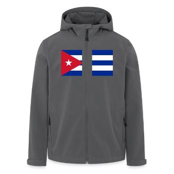 cuba, kuba, Fahne, Flagge - Recycelte Männer Softshell-Jacke von Stanley/Stella - Schwarz - Vorne - AI Model Male 185 light (185cm)