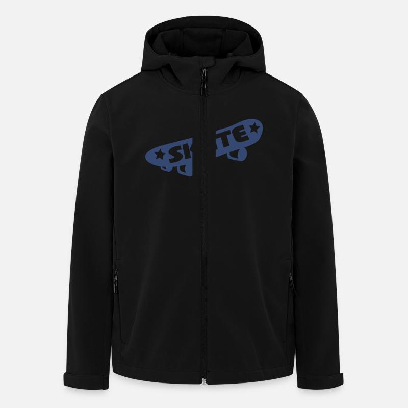 Skateboard - Recycelte Männer Softshell-Jacke von Stanley/Stella - Schwarz