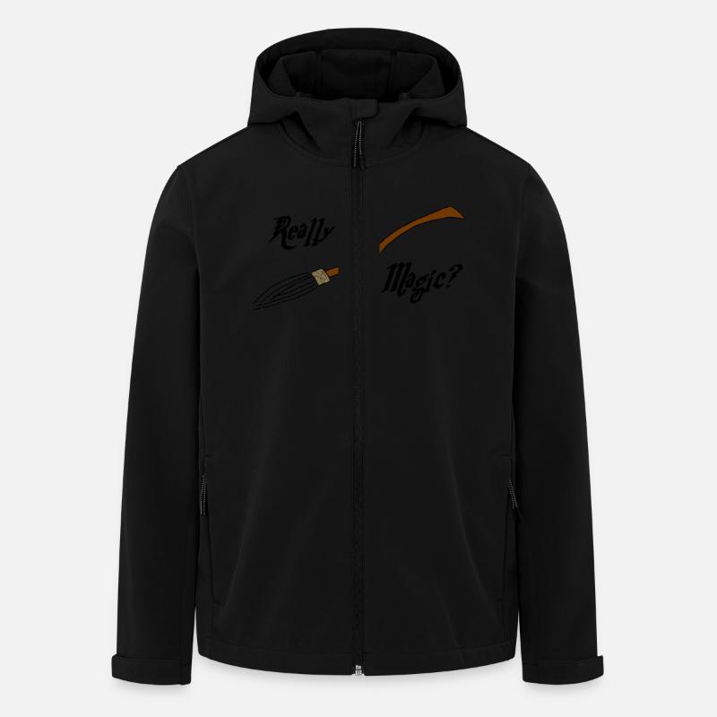 Magische Besen oder nicht? - Recycelte Männer Softshell-Jacke von Stanley/Stella - Schwarz