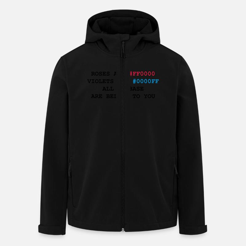 NERD HUMOR: Liebesbrief - Recycelte Männer Softshell-Jacke von Stanley/Stella - Schwarz
