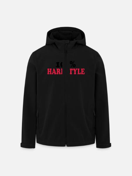 Hardstyle - Recycelte Männer Softshell-Jacke von Stanley/Stella - Schwarz
