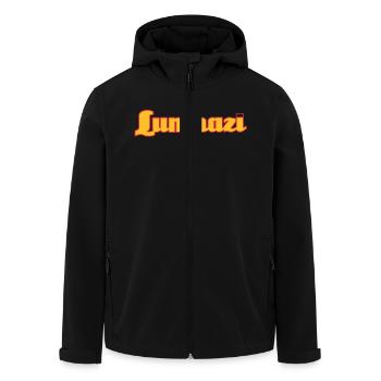 lumpazi t-shirts - Recycelte Männer Softshell-Jacke von Stanley/Stella - Schwarz - Vorne - AI Model Male 185 light (185cm)
