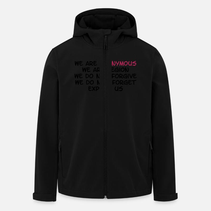 [NL] Anonymous - Recycelte Männer Softshell-Jacke von Stanley/Stella - Schwarz