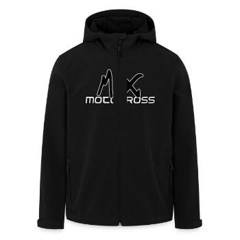 motocrossmx - Recycelte Männer Softshell-Jacke von Stanley/Stella - Schwarz - Vorne - AI Model Male 185 light (185cm)