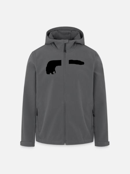 langeoog___f1 - Recycelte Männer Softshell-Jacke von Stanley/Stella - Schwarz